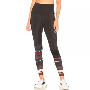 BEYOND YOGA Lux Stripe High Waist Leggings S Black